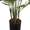 47" Tall, Artificial Plant, Areca Palm Tree, Indoor, Faux, Fake, Floor, Greenery, Potted, Real Touch, Decorative - Green / Black - Image 3