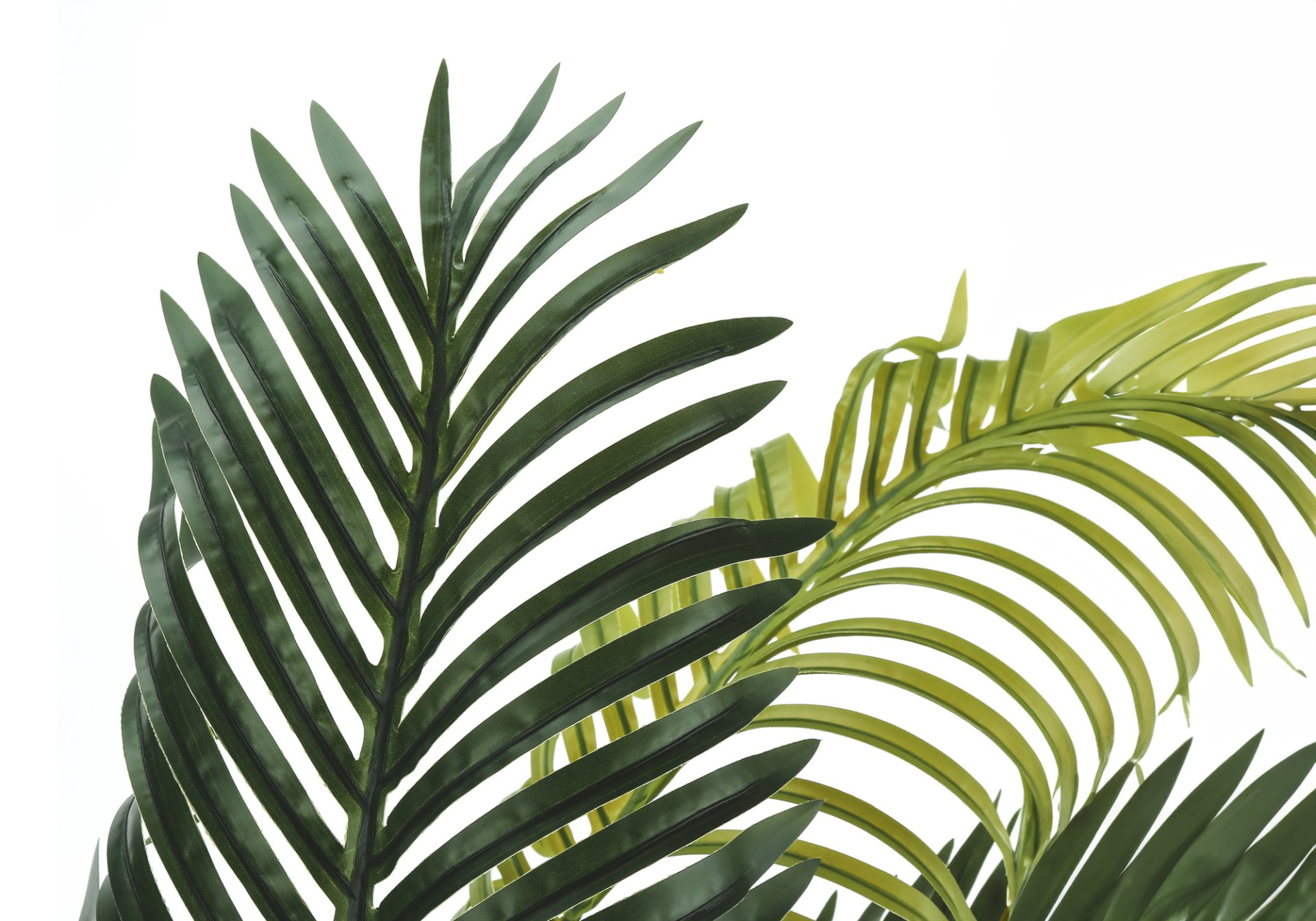 47" Tall, Artificial Plant, Palm Tree, Indoor, Faux, Fake, Floor, Greenery, Potted, Real Touch, Decorative - Green / Black - Image 5