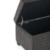 Avalon - Storage Ottoman Bench - Dark Gray - Image 7