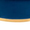 360 Degree Swivel Accent Chair With Seat Cushion, Over Sized Upholstered Barrel Chair - Blue - Image 17
