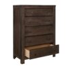 Verna - 5 Drawer Chest - Brown - Image 5