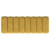 Upholstered Tufted Accent Bench With Round Legs - Mustard Yellow - Image 4