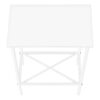 Accent Side Table, Narrow, Small, 2 Tier, Contemporary & Modern - White - Image 4