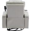 270 Degree Power Swivel Recliner, Home Theater Seating With LED Light Strip, Cup Holder, 360 Degree Swivel Tray Table, And Cell Phone Holder Chair - Gray - Image 15