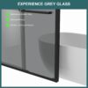 Double Sliding Glass Shower Door 8Mm Tempered Glass With Stainless Steel Frame - Matte Black - Image 11