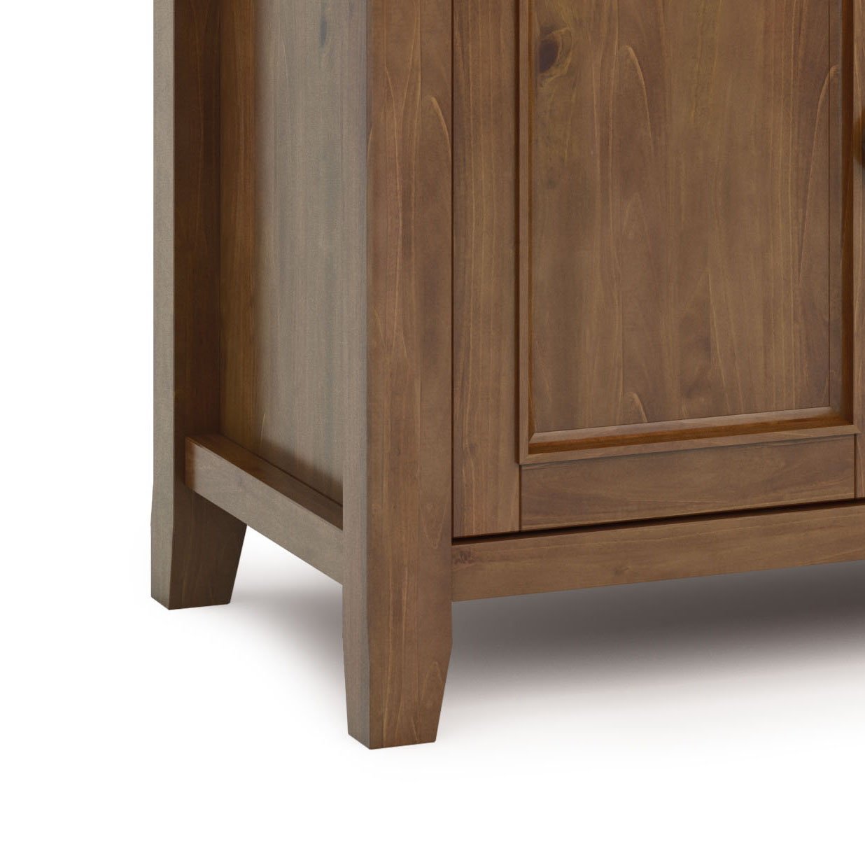 Amherst - TV Media Stand - Medium Saddle Brown - Image 4