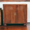 Carved Ball Cabinet - Chestnut - Image 9