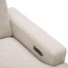Power Recliner Corner Sofa Home Theater Reclining Sofa Sectional Couches With Storage Box, Cup Holders, USB Ports And Power Socket For Living Room - Beige - Image 23