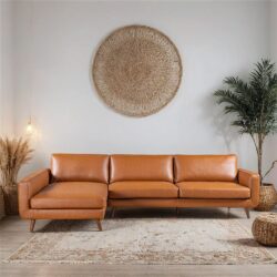 Garland - Left Sectional Sofa - Cognac