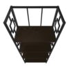 Bookshelf, Bookcase, Etagere, 4 Tier, For Office, Contemporary & Modern - Espresso - Image 4