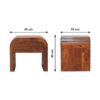 Darcy - Bedside Table - Chestnut - Image 12
