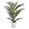 28" Tall, Artificial Plant, Palm Tree, Indoor, Faux, Fake, Floor, Greenery, Potted, Real Touch, Decorative - Green / White - Image 6