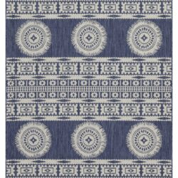 Sunshine - 2'7" X 7'3" Indoor, Outdoor Area Rug - Blue