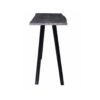 Acacia Wood And Metal Console Table, Live Edge, Angled Legs, Modern Living Room Furniture - Gray / Black - Image 6