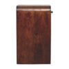Aspen - Open Bedside Table - Dark Brown - Image 8