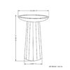 Dayton - Wooden Accent Table - White Wash - Image 7