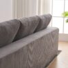 Modular Sectional Sofa With USB Charger And Petal Armrest - Gray - Image 12