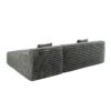 Cloud - Sectional Sofa Upholstered Couch With Free Combined Design - Dark Gray - Image 21