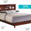 Full Bed For Timeless Elegance Transitional - Cherry - Image 5