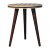 Inlay - Bone Tripod Stool - Honey Caramel - Image 3