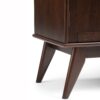 Draper - Mid Century Sideboard Buffet And Wine Rack - Medium Auburn Brown - Image 4