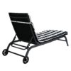 Outdoor Lounge Chairs (Set of 2), Cushion Replacement Patio Funiture Seat Cushion Chaise Lounge Cushion - Black / White - Image 8