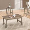 Table Set: Coffee, End, Side, Accent, Living Room, Transitional (Set of 3) - Taupe - Image 5