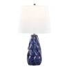 Hex - Contemporary Lamp (Set of 2) - Estate Blue / Polished Nickel / White - Image 3