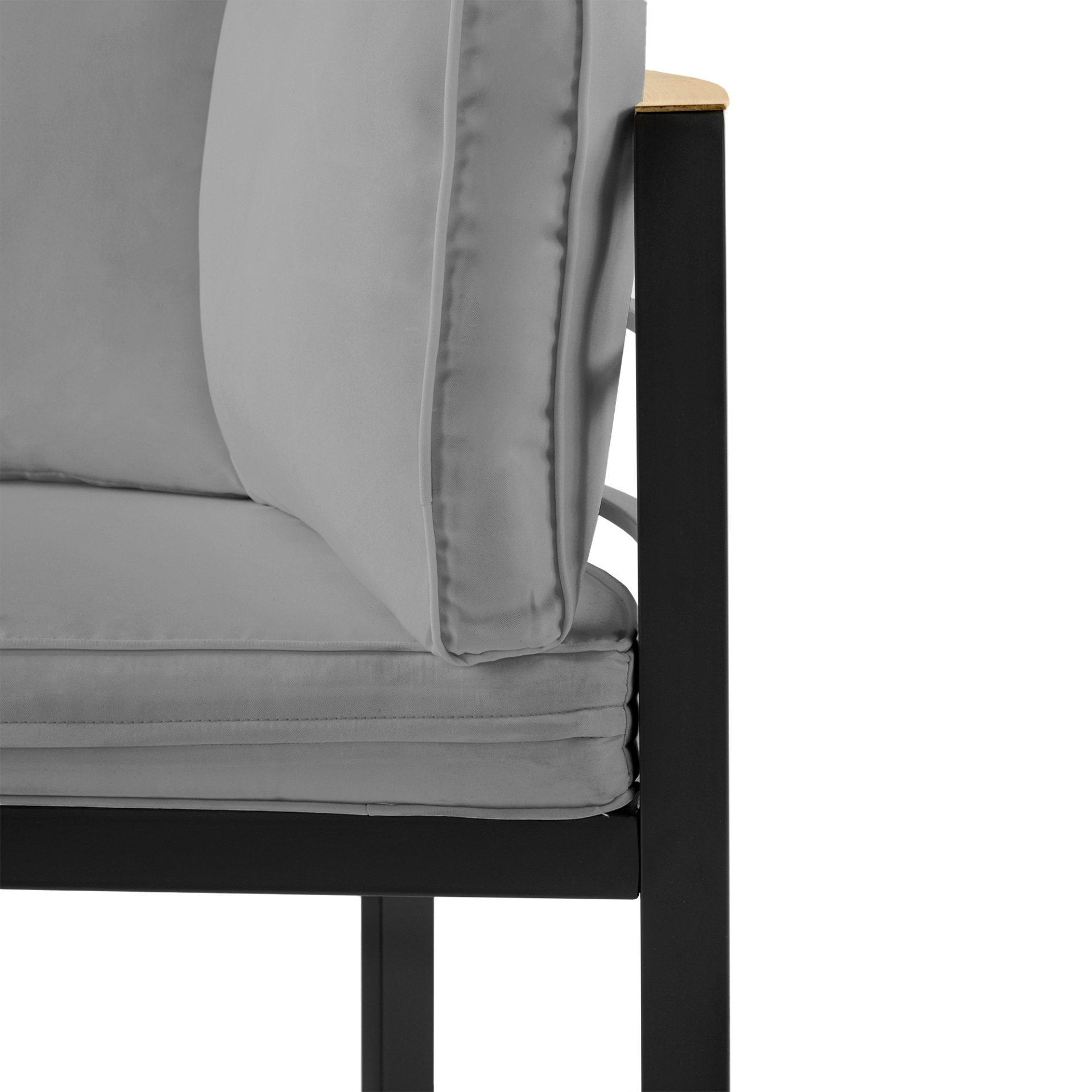 Outdoor Sectional Sofa Set With Cushions - Gray - Image 27