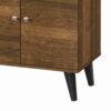Amidon - TV Stand For TV's Up To 47.3", With 2 Storage Shelves & 1 Cabinet, Modern Entertainment Centre For TV In Living Room - Brown - Image 4