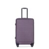 3 Piece Luggage Sets Lightweight Suitcase With Two Hooks, Spinner Wheels, Tsa Lock, (20/24/28) - Purple - Image 13