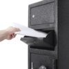 Large Locker Depository Safe With Digital Keypad 0 72 0 78 Cubic Ft - Black - Image 5
