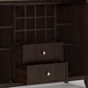 Bedford - Sideboard Buffet And Wine Rack - Dark Chestnut Brown - Image 4