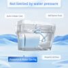 Tankless Smart Toilet With Bidet Built In, 1 Piece Bidet Toilet Seat, Auto Flush, Heated Seat, Warm Water And Dry, Adjustable Temp, Remote Control Side Know - White - Image 8
