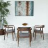 Kelly - Mid-Century Modern Dining Chair - Gray - Image 6