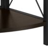 Bookshelf, Bookcase, Etagere, Corner, 4 Tier, Office, Contemporary & Modern - Espresso - Image 7