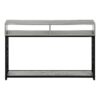 Accent Console Table For Entryway, Modern - Gray - Image 2