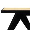 Chandigarh - Dining Room Chairs, Kitchen Chairs Side Chairs (Set of 2) - Black / Natural - Image 13