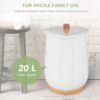 Towel Warmers, Luxury Bucket Towel Warmers, Large Towel Warmers For The Bathroom, Fits Up To 2 Oversized Towels - White - Image 10