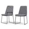 Corina - Dining Chair (Set of 2) - Gray - Image 10