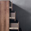 Liv - 4 Drawer Contemporary Wood Chest In With Soft Closing Drawers And Water Resistant - Brown - Image 7