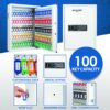 100 Keys Key Cabinet Digital Keypad Wall Safe - White - Image 10