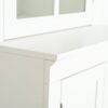 Retro Style Hutch Cabinet With Single Glass Door, China Cabinet For Home, Office, Or Studio - White - Image 16