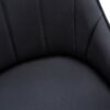 Dining Chair, Side Upholstered For Dining Room, Contemporary And Modern (Set of 2) - Black - Image 8