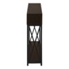 Accent Console Table For Entryway, Modern - Espresso - Image 3