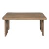 Modern Minimalist Coffee Table Set, Rectangle Coffee Table With Splicing Design, Multifunctional Combination Table For Living Room - Natural - Image 10
