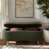 Flip Top Storage Bench - Green - Image 4