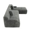Cloud - Sectional Sofa Upholstered Couch With Free Combined Design - Dark Gray - Image 20