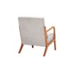 Accent Chair & Pillow Upholstered Arm Chair - Beige - Image 13