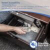 0 23 Cu Ft Top Opening Biometric Security Safe - Black - Image 12